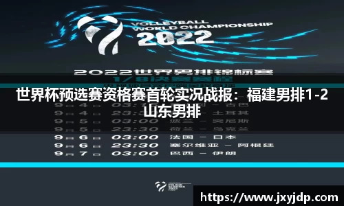 世界杯预选赛资格赛首轮实况战报：福建男排1-2山东男排